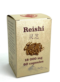 Lesklokorka lesklá - spóry, tobolky (Reishi, Ganoderma)  60 ks, 18 g