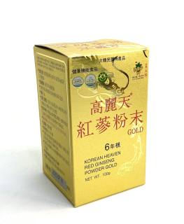 Ženšen, korejský, mletý, Grade Heaven, 6letý , mletý, 100 g