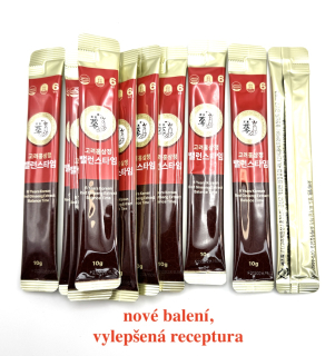 Sticks - Ženšen, korejský, červený, extrakt, tekutý,  10 x 10 g, 100 g