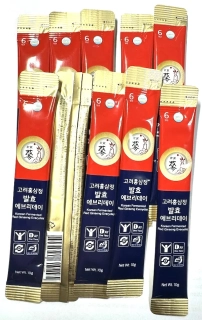 Sticks - Ženšen, korejský, červený, extrakt, tekutý, CK 2, 10 x 10 g, 100 g