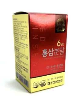 Ženšen korejský červený, prášek, 7,3 mg/g, 120 g