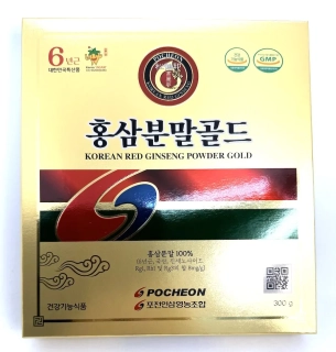 Ženšen korejský červený, prášek, 9 mg/g, 300 g