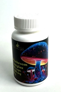 Směs hub - houbový komplex, veganské tobolky, 100 ks po 400 mg, 40 g