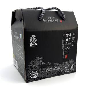 Korejský černý ženšen pravý a černý kořen zvonku - extrakt 500 g 