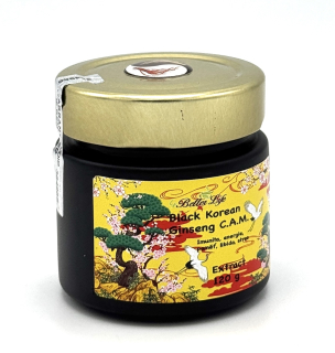 Korejský černý ženšen pravý, 100%, extrakt, 120 g