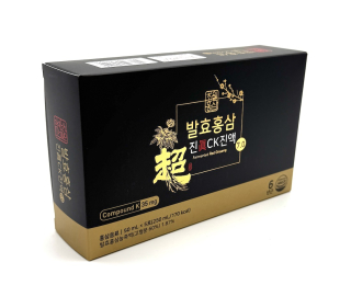 Ženšen korejský, černý, fermentovaný, extrakt, Compound K7, 1500 ml