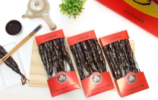 Ženšen, korejský, černý, nakládaný, celý, 500 gramů